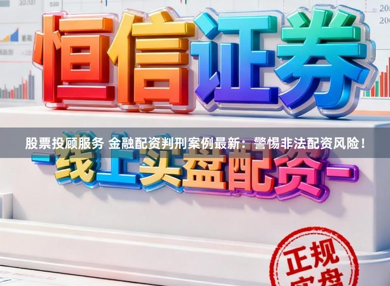 股票投顾服务 金融配资判刑案例最新：警惕非法配资风险！